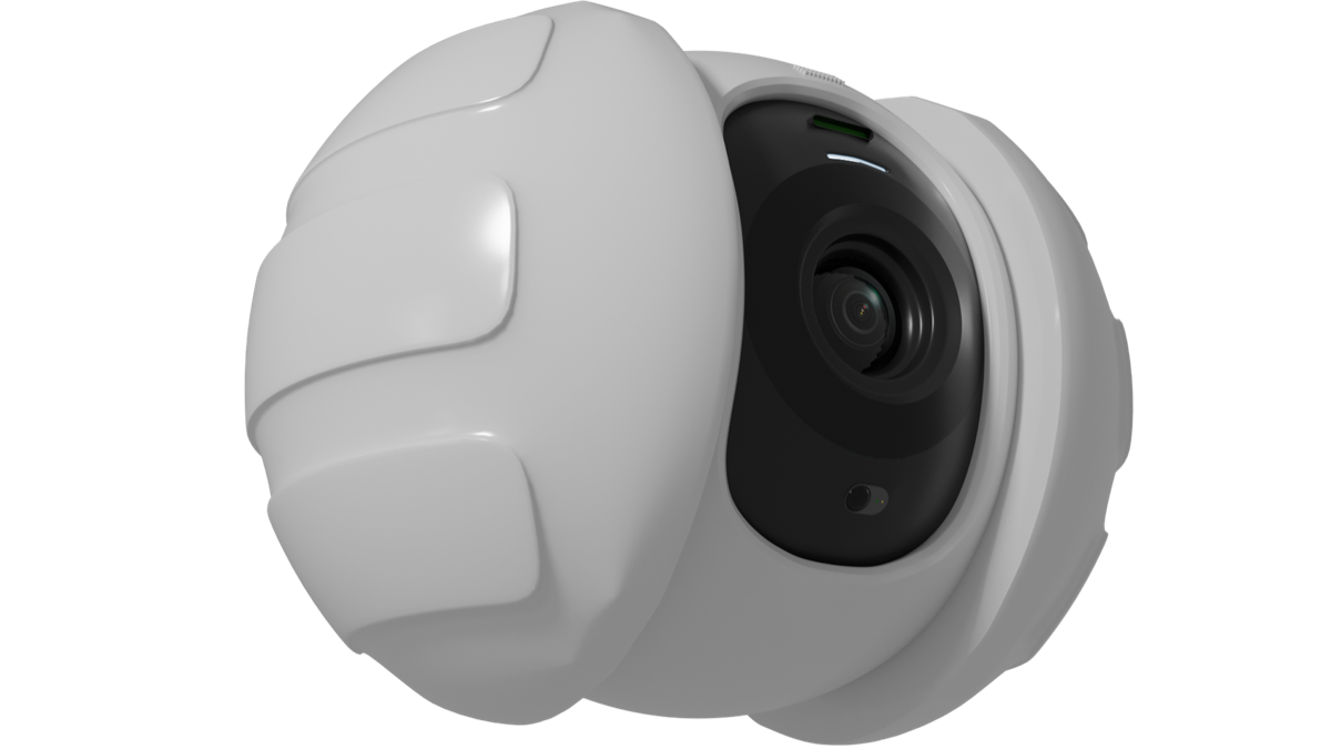 Angled render of MoMo's rounded body